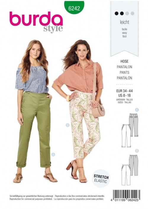 Burda Paper Sewing Pattern 6242