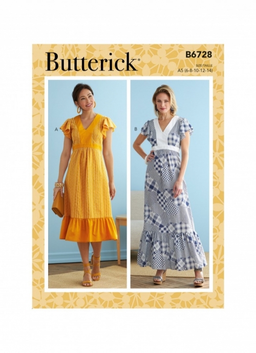 Butterick Paper Sewing Pattern 6728
