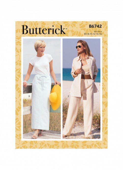 Butterick Paper Sewing Pattern 6742