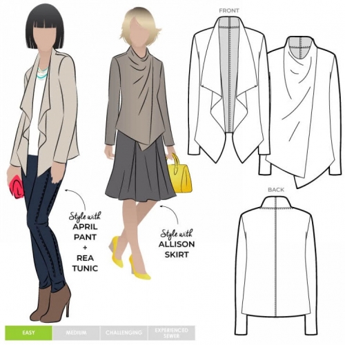 Style Arc Paper Sewing Pattern Harper Jacket