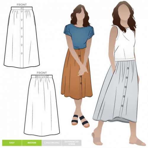 Style Arc Paper Sewing Pattern Bonnie Skirt