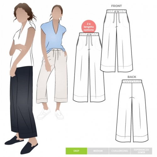 Style Arc Paper Sewing Pattern Como Pant