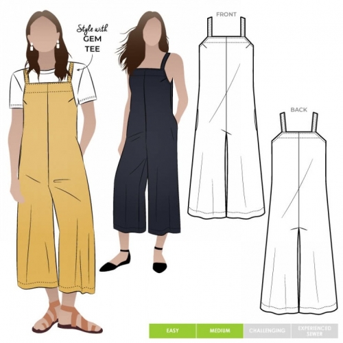 Style Arc Paper Sewing Pattern Mildred Jumpsuit