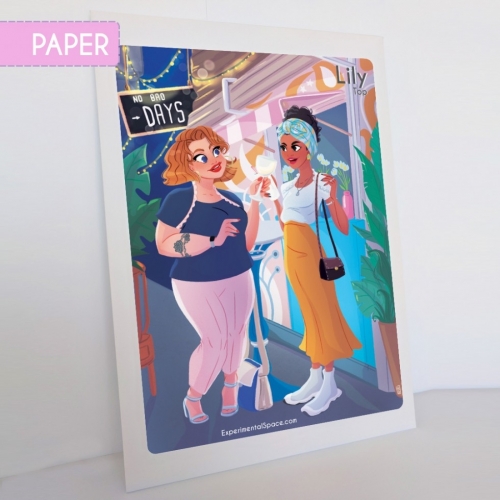 Experimental Space Paper Sewing Pattern Lily Top