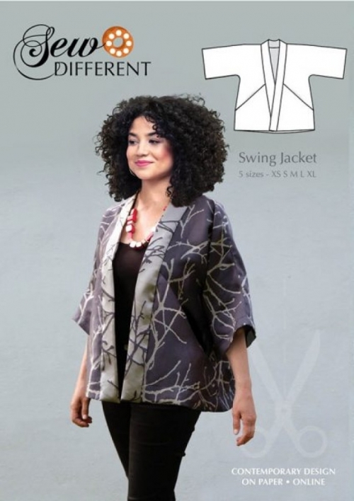 Sew Different Paper Sewing Pattern Swing Jacket