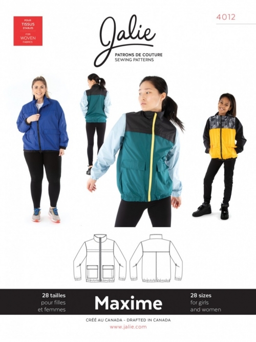 Jalie Paper Sewing Pattern 4012 Maxime Three Season Jacket