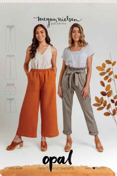 Megan Nielsen Paper Sewing Pattern Opal Pants & Shorts