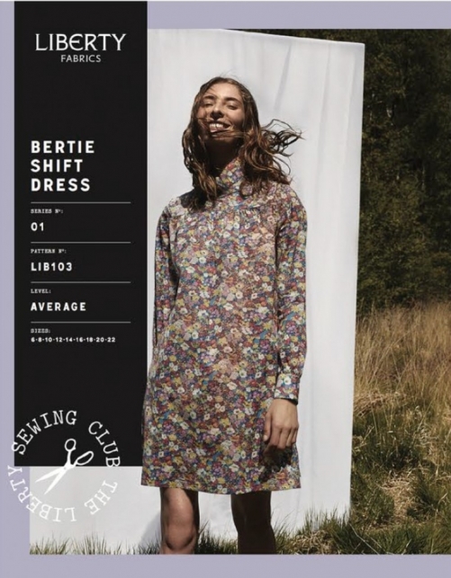Liberty London Paper Sewing Pattern Bertie Shift Dress