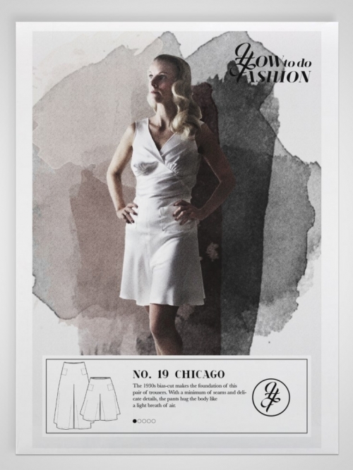 How To Do Fashion Paper Sewing Pattern Chicago Trousers & Shorts