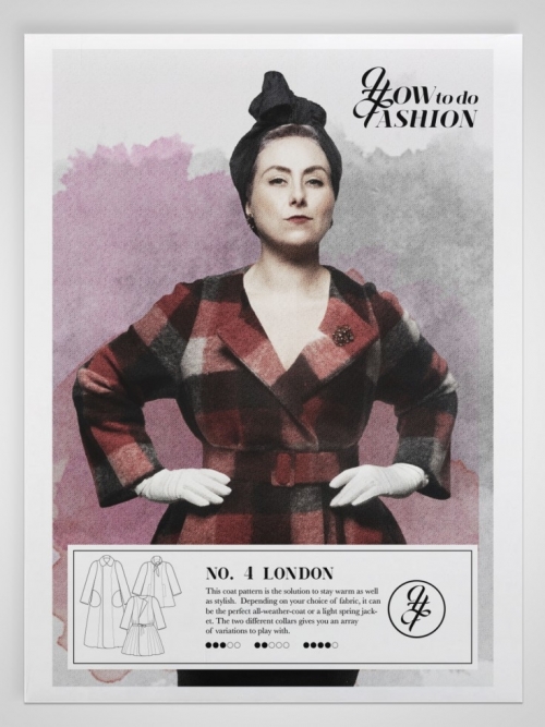How To Do Fashion Paper Sewing Pattern London Coat