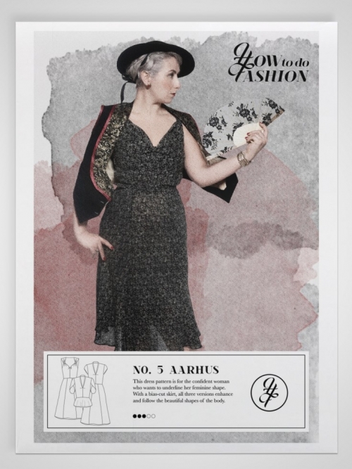 How To Do Fashion Paper Sewing Pattern Aarhus Dress
