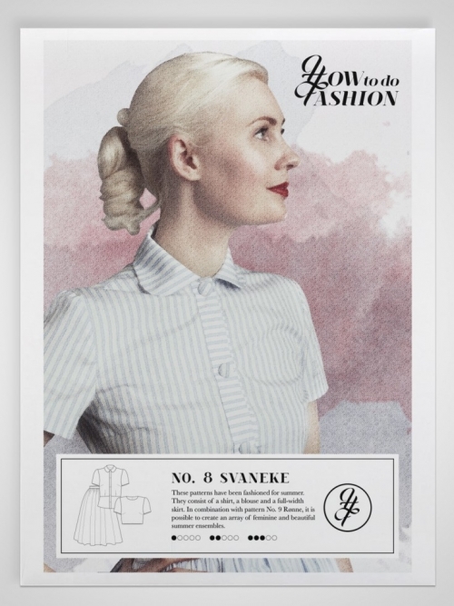 How To Do Fashion Paper Sewing Pattern Svaneke Top & Dress