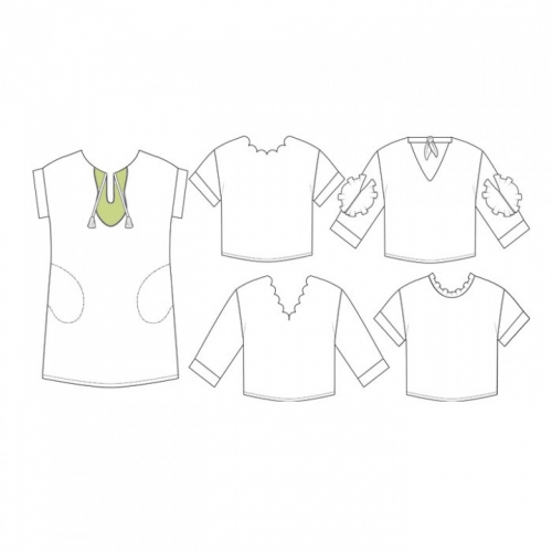 You Made My Day Paper Sewing Pattern May Dress & Blouse