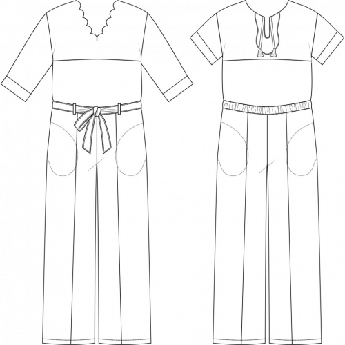 You Made My Day Paper Sewing Pattern May Jumpsuit