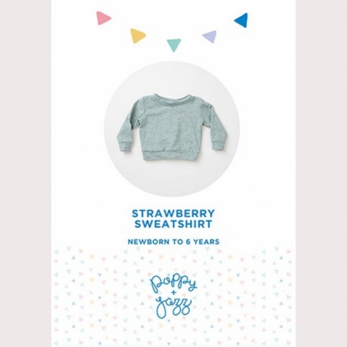 Poppy and Jazz Paper Sewing Pattern Strawberry Sweatshirt