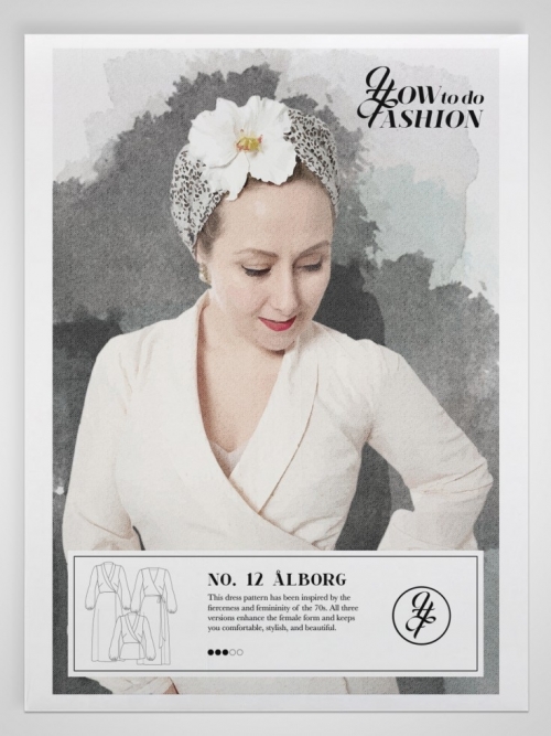 How To Do Fashion Paper Sewing Pattern Aalborg Top & Dress