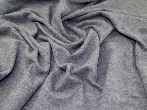 Deadstock Wool Blend Coating Fabric Grey