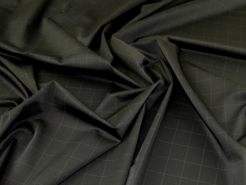Deadstock Stretch Woven Suiting Fabric Black & White