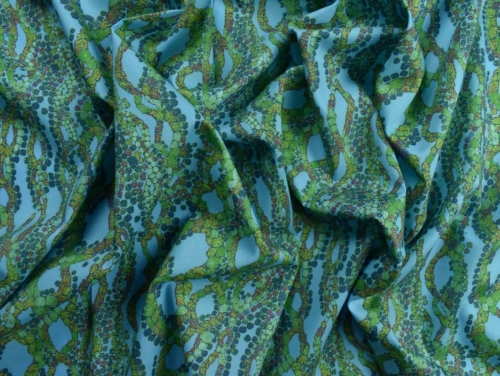 Storrs London Egyptian Cotton Lawn Fabric Turquoise