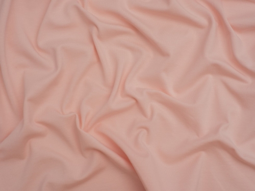 Minerva Core Range Organic Cotton Jersey Stretch Knit Fabric Blush Pink