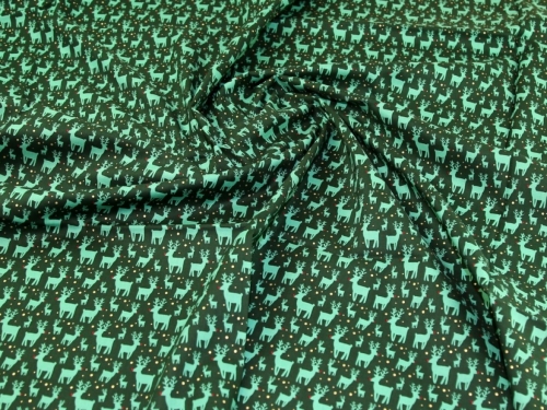Deadstock 100% Cotton Fabric Green on Bottle