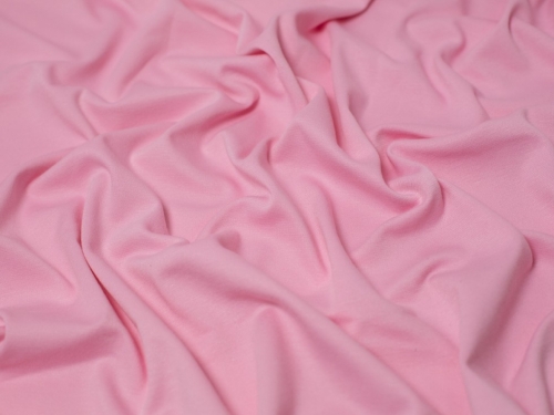 Minerva Core Range Polyester Ponte Roma Double Stretch Knit Fabric Baby Pink