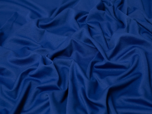 Minerva Core Range Polyester Ponte Roma Double Stretch Knit Fabric Royal Blue