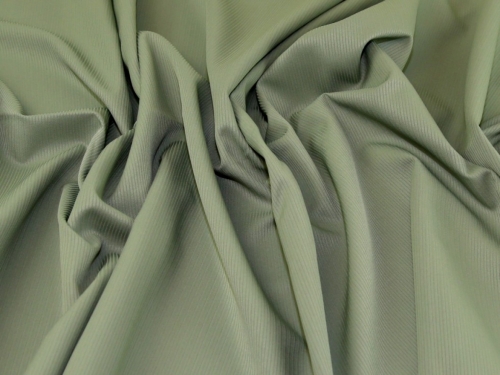 Deadstock Textured Polyester Suiting Fabric Green