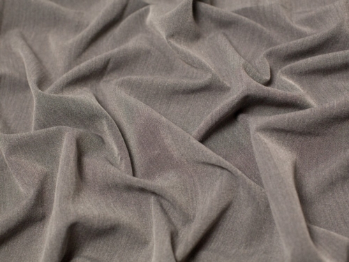 Minerva Core Range Poly Viscose Stretch Woven Suiting Fabric Mid Grey