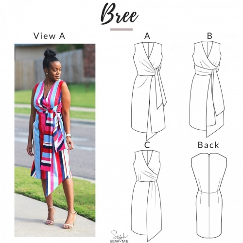 Style Sew Me Paper Sewing Pattern Bree Dress