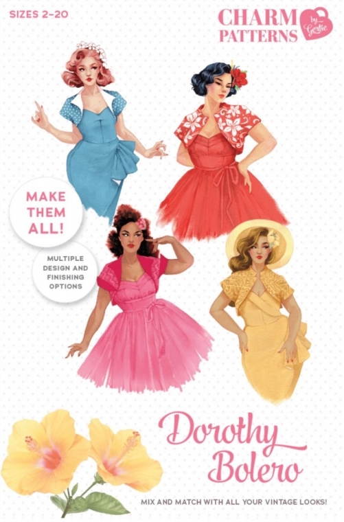 Charm Patterns Paper Sewing Pattern Dorothy Bolero