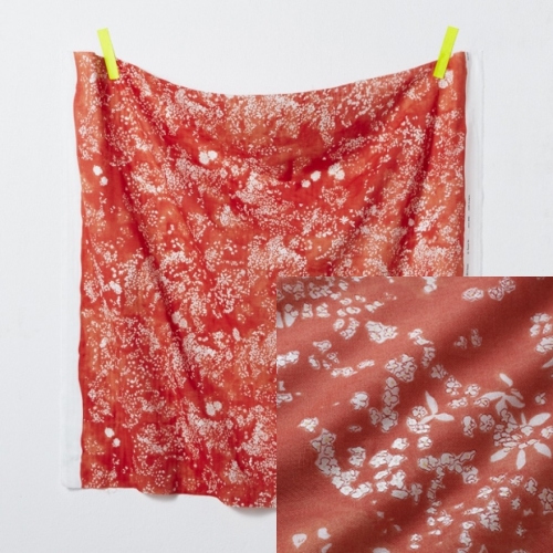 Kokka Nani Iro Cotton Double Gauze Fabric Tomato