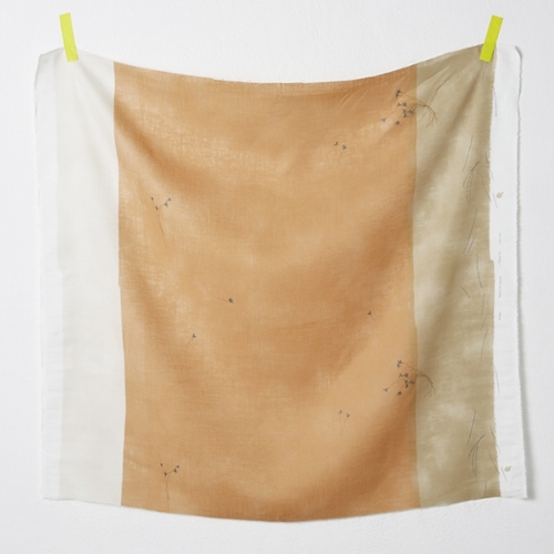 Kokka Nani Iro 100% Linen Fabric Orange