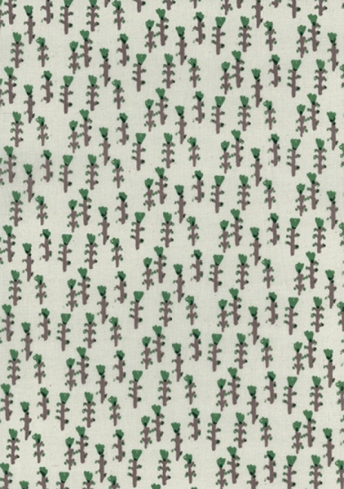 Kokka Cotton Lawn Fabric Green