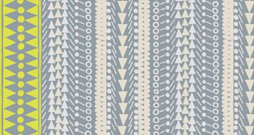 Kokka Cotton Linen Blend Fabric Silver