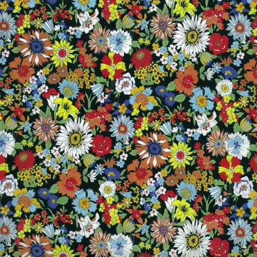 Kokka Cotton Lawn Fabric Multi