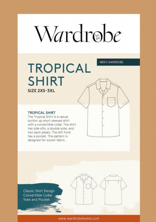 Wardrobe By Me Paper Sewing Pattern Tropical Shirt