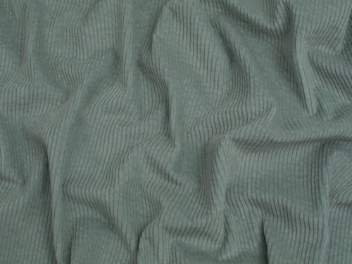 Minerva Core Range 7 Wale Stretch Woven Jumbo Cord Fabric Dusky Green