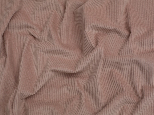 Minerva Core Range 7 Wale Stretch Woven Jumbo Cord Fabric Dusky Pink
