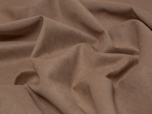 Minerva Core Range Suede Scuba Stretch Knit Fabric Camel