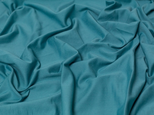 Minerva Core Range Cotton Lycra Jersey Stretch Knit Fabric Warm Teal