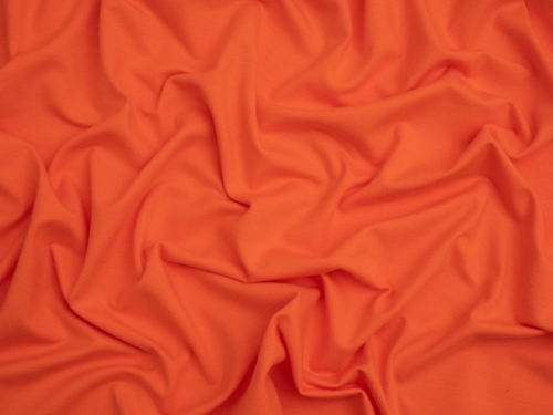 Minerva Core Range Cotton Lycra Jersey Stretch Knit Fabric Sunset
