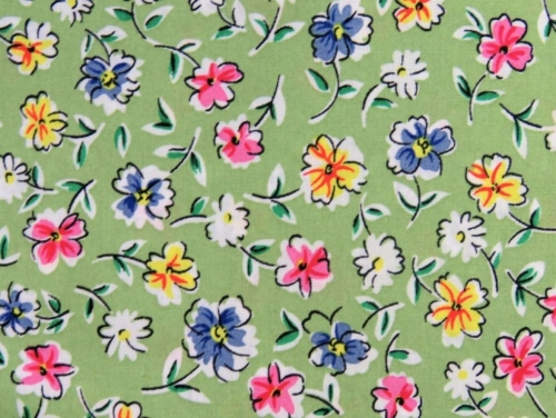 100% Cotton Poplin Fabric Lime