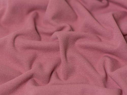 Minerva Core Range Tubular Ribbing Stretch Knit Fabric Dusky Rose