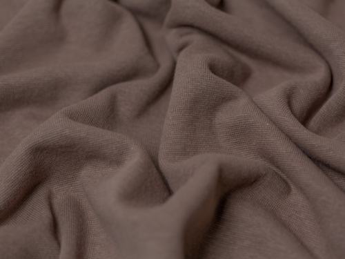 Minerva Core Range Tubular Ribbing Stretch Knit Fabric Taupe