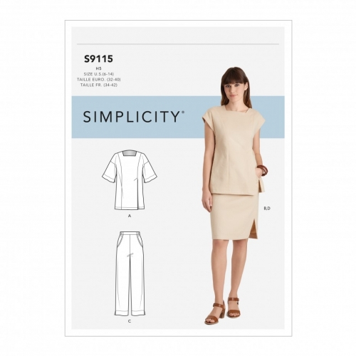 Simplicity Paper Sewing Pattern 9115