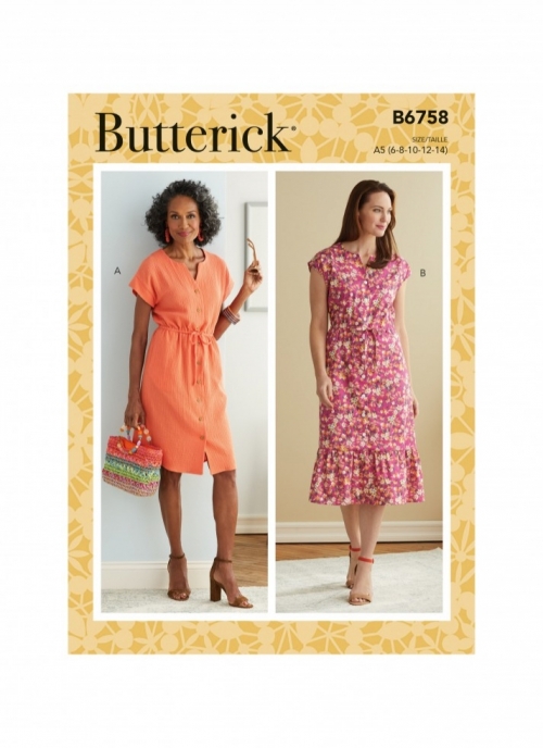 Butterick Paper Sewing Pattern 6758