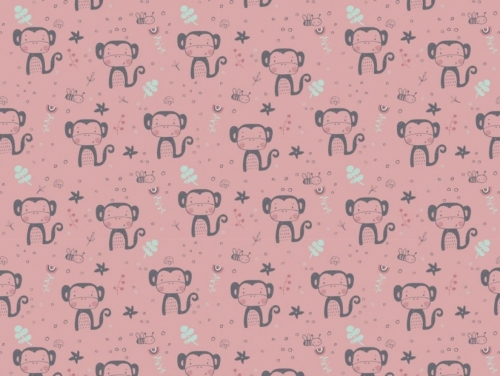 100% Cotton Poplin Fabric Rose