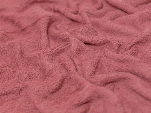 Minerva Core Range Luxury Cotton Towelling Fabric Dusky Rose