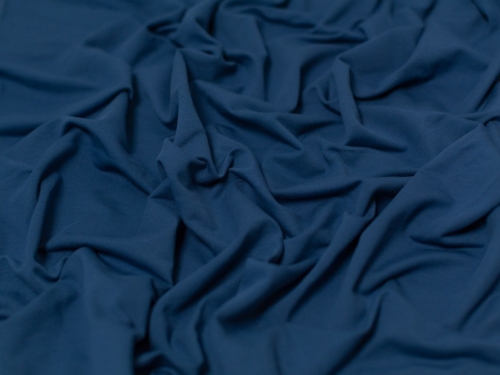 Minerva Core Range Medium Loop Back French Terry Stretch Knit Fabric Oxford Blue